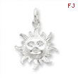 Sterling Silver Sun Charm