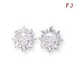 Sterling Silver Sun Mini Earrings