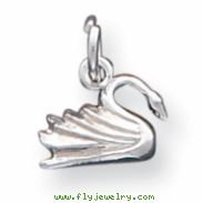 Sterling Silver Swan Charm