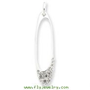 Sterling Silver Swarovski Crystal Penant