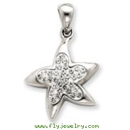 Sterling Silver Swarovski Crystal Star Pendant