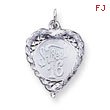 Sterling Silver Sweet Sixteen Disc Charm