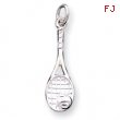 Sterling Silver Tennis Rackets Charm