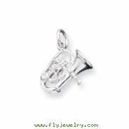 Sterling Silver Tuba Charm