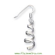 Sterling Silver Twist Dangle Earrings