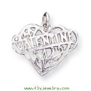 Sterling Silver Valentine Heart Charm
