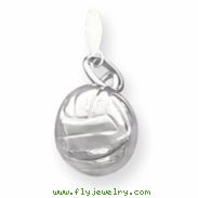 Sterling Silver Volleyball Charm