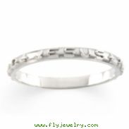 Sterling Silver What Would Jesus Do Ring