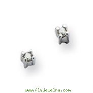 Sterling Silver White Ice .06ct. Diamond Earrings