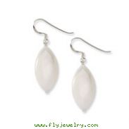 Sterling Silver White Mother of Pearl Earrings