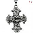 Sterling Silver With Chain And Box Dagmar Cross Pendant