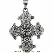 Sterling Silver With Chain And Box Dagmar Cross Pendant