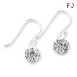 Sterling Silver With Swarovski Crystal Earrings