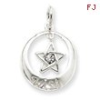 Sterling Silver With Swarovski Crystal Wish Star Pendant