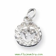 Sterling Silver Wreath Charm