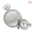 Swingtime Chrome-plated Brass Quartz Pocket Watch