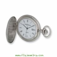 Swingtime Chrome-plated Brass Quartz Pocket Watch