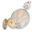 Swingtime Rose & Chrome-plated Quartz Pocket Watch