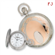 Swingtime Rose & Chrome-plated Quartz Pocket Watch