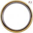 Titanium & 14K Yellow 8MM/6MM TI_14KY ROTATING BAND Rotating Band