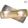 Titanium & 14K Yellow 8MM/6MM TI_14KY ROTATING BAND Rotating Band