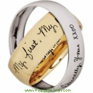 Titanium & 18K Yellow  Rotating Band