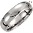 Titanium 05.00 06.00 mm POLISHED DOMED BAND