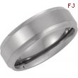 Titanium Ridged Band