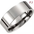 Titanium SIZE 06.00 08.00 MM POLISHED FLAT BAND