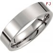 Titanium SIZE 08.00-6MM 06.00 MM POLISHED FLAT BAND