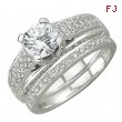 White Gold Diamond Bridal Set Ring