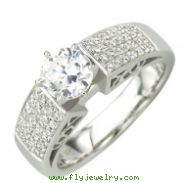 White Gold Diamond Bridal Set Ring