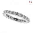 White gold eternity diamond ring