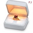 WHITE Leatherette Lighted Ring Box