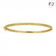 Yellow diamond milgrain bangle