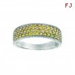 Yellow diamond ring