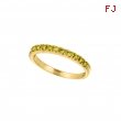 Yellow Diamond Stackable Ring, 14K Yellow Gold