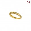 Yellow gold diamond stack ring