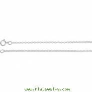 Yellow Gold Filled 18 INCH Polished SOLID CABLE CHAIN