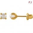 YP 04.00 MM P SIM PEARL EARRING