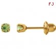 YP AUGUST 03.00 MM P SOLITAIRE BIRTHSTONE EARRING